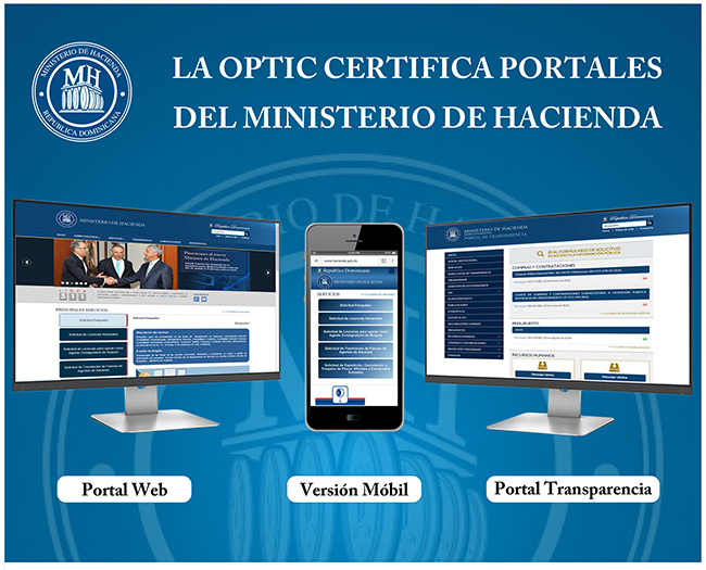 Imagen destacada de La OPTIC certifica portales del Ministerio de Hacienda