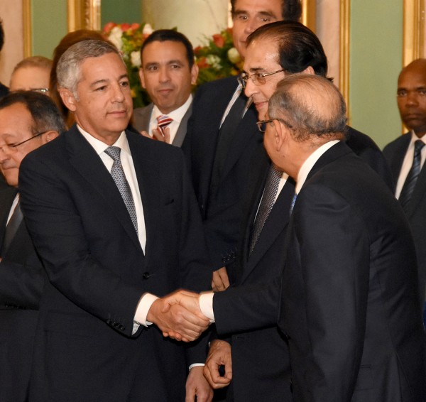 El Presidente Medina, juramenta al Ministro de Hacienda como miembro del pleno del Consejo Nacional de Competitividad