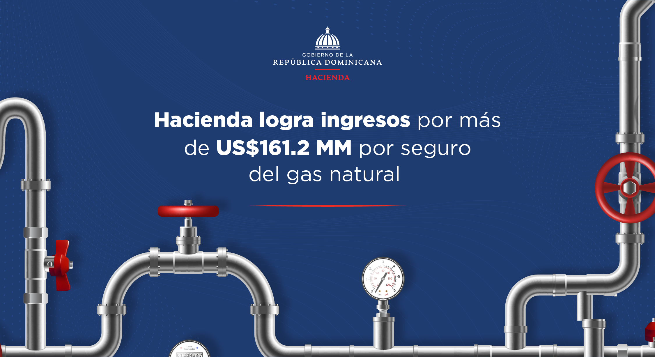 Hacienda logra ingresos por más de US$161.2 MM por seguro del gas natural