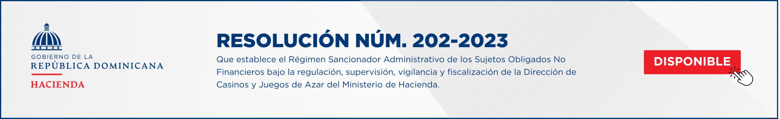 Banner conoce la Resolución 202-2023