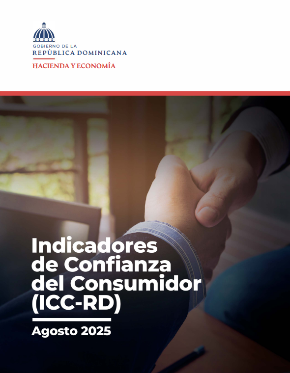 portada de Indicadores de Confianza del Consumidor (ICC-RD) agosto 2025
