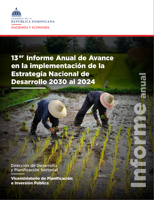 portada de 13er. Informe Anual de Avance en la Implementación de la Estrategia Nacional de Desarrollo 2030 al 2024